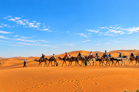 Agadir to Marrakech: 3-Day Merzouga Camel Ride & Luxury Camp Private luxury Sahara tour – exclusive experience