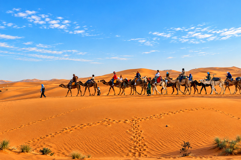 Agadir to Marrakech: 3-Day Merzouga Camel Ride & Luxury Camp Private luxury Sahara tour – exclusive experience