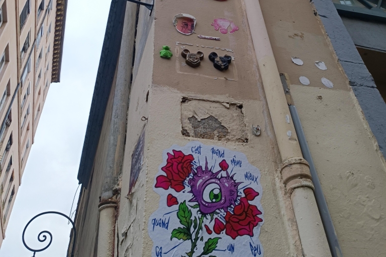 Lyon: Straatkunst in de wijk Croix RousseLyon: Rondleiding Street Art in Croix Rousse