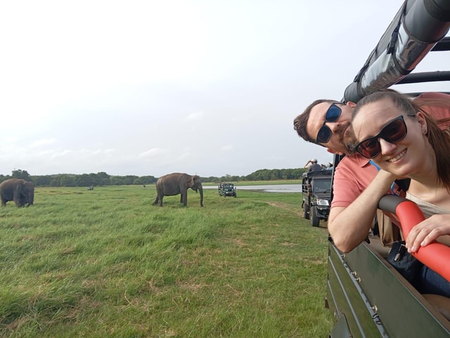 Minneriya: Nationaal Park Jeepsafari vanuit Sigiriya/Dambulla