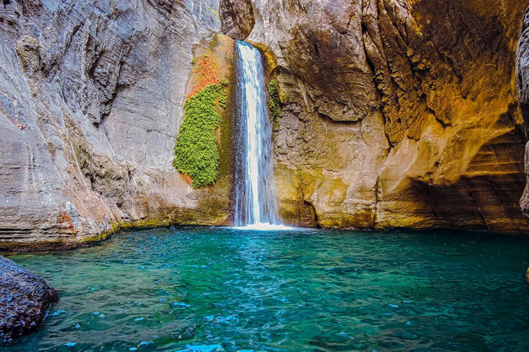 Alanya: Safari de jipe ao pôr do sol no Canyon Sapadere com serviço de busca