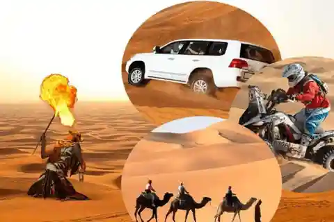 Doha: Halbtägige Wüstensafari Kamelritt und Sandboarding