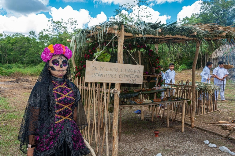Chichén Itzá: tour del cenote Hubiku y ValladolidTour en inglés y español desde Cancún o Playa del Carmen
