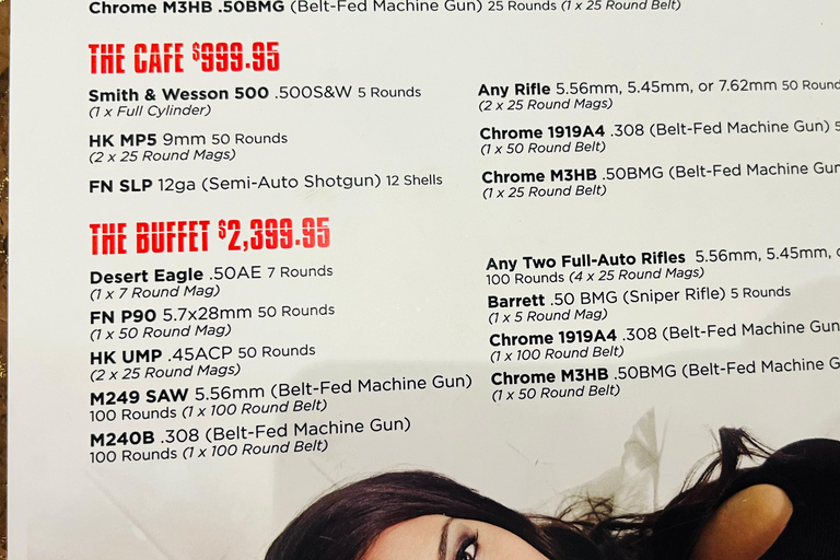 Machine Gun Shooting!