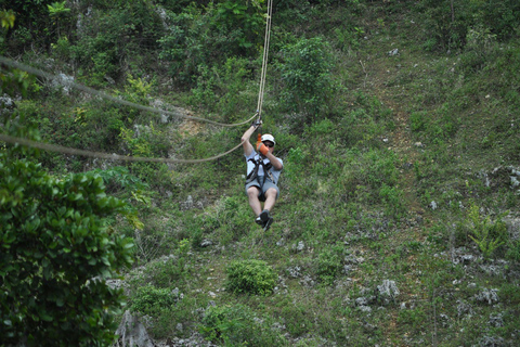 Puerto Plata: Desafío AdrenTrip &quot;Agua y Aire&quot; con Cascadas y Zipline