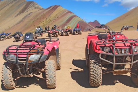 Desde Cuzco: Raimbow Mountain Vinicunca en ATV + comidaExcursión a la Montaña de los 7 Colores Vinicunca en ATV (quads)