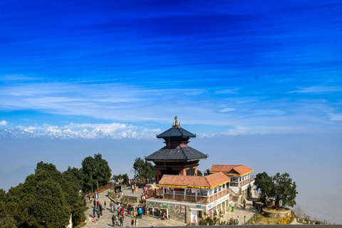 Från Katmandu: Ikonisk Chandragiri Hill &amp; Monkey Temple Tour