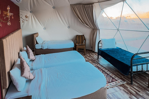 Wadi Rum: Desert Camp Tour With Jeep Safari And Star Gazing:
