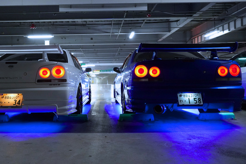 Tokyo:【Self-Drive】R34/35 GT-R JDM TOUR to Daikoku PA NISSAN SKYLINE ER34 [Silver]