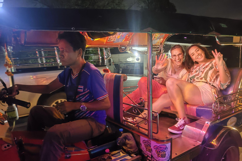 Tour di Bangkok in Tuk Tuk con servizio di prelievo in hotel e cena
