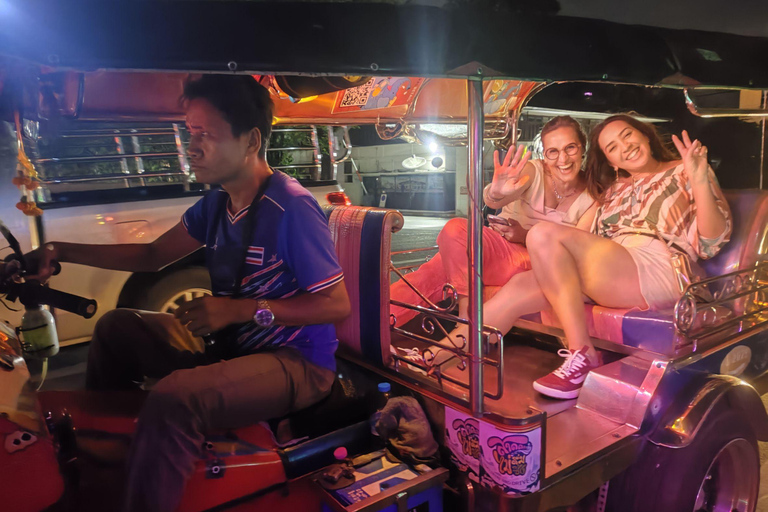 Tour di Bangkok in Tuk Tuk con servizio di prelievo in hotel e cena