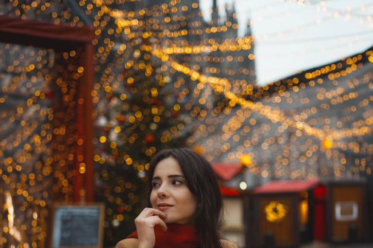 Fotoshooting auf dem Kölner Weihnachtsmarkt mit einem lokalem Fotografen