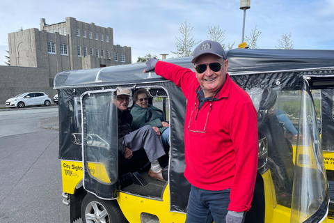 Private Reykjavík Tuk Tuk Extended Tour