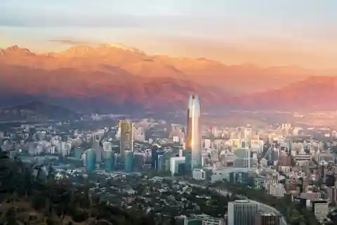 Pôr do sol em Santiago: Lugares onde você verá os melhores pores do sol