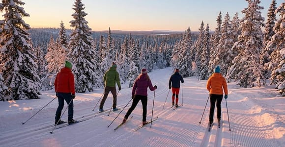 Levi: Small-Group Beginner Cross-Country Skiing Class