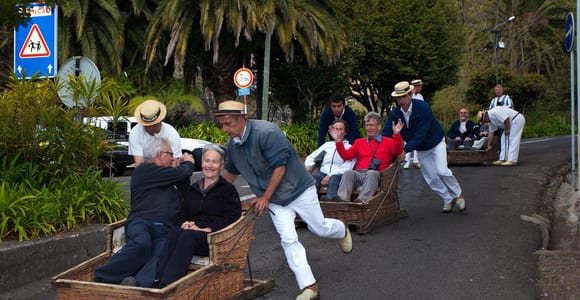 Madeira: Monte-Rodelbahn + Altstadt-Tuk-Tuk-Tour mit MadTuk
