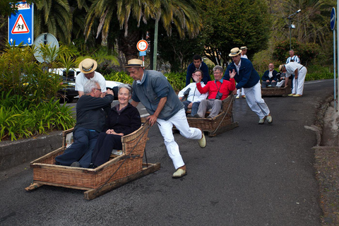 Madeira: Monte Toboggan & Old Town Guided Tuk Tour by MadTuk