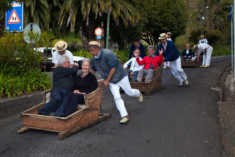 Madeira: Monte Toboggan & Old Town Guided Tuk Tour by MadTuk