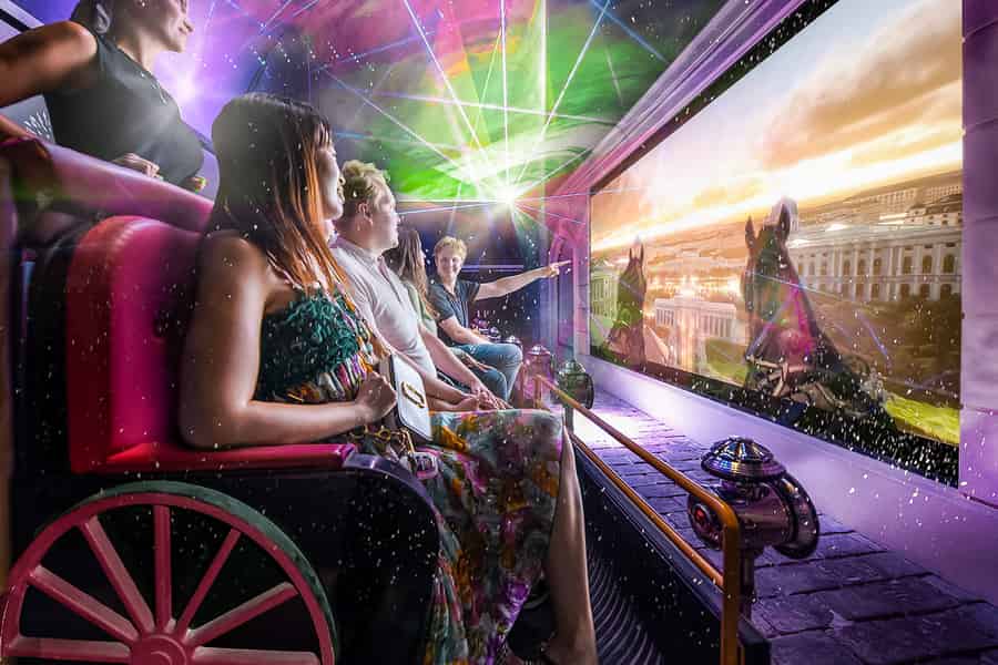 Wien: Zeitreise-Erlebnis mit 5D-Kino & VR-Fahrt. Foto: GetYourGuide Wien: Zeitreise-Erlebnis mit 5D-Kino & VR-Fahrt. Foto: GetYourGuide