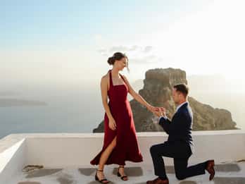 Fotografo di proposte a Santorini