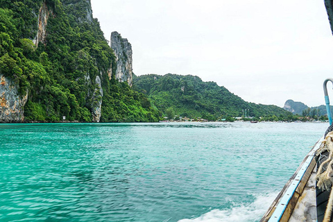 Desde Phi Phi: 6 horas de tour en barco privado por las islas Phi PhiExcursión para 11-15 personas