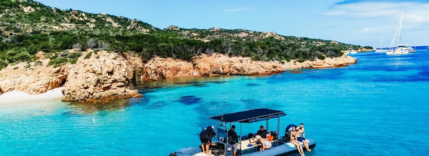 Palau ou La Maddalena : excursion de 4 heures en RIB dans l'archipel
