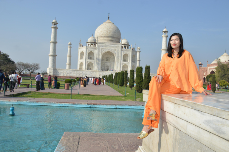 Taj Mahal, Agra Fort & Baby Taj with French Speaking Guide From Agra: Tour with Private Driver and Guide Only