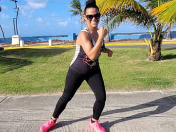 Latin Zumba Strandkurs in San Juan, Puerto Rico