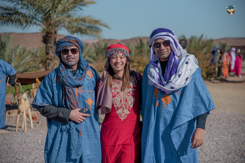 Circuit de 3 jours de Fès à Marrakech en passant par le désert de MerzougaCAMPEMENT STANDARD DANS LE DÉSERT DE MERZOUGA - DE FES A MARRAKECH