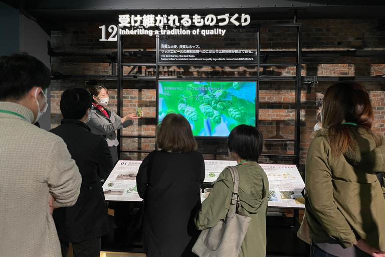 Sapporo: Beer Museum Tour with Tasting of Local Brews Meet and end on-site
