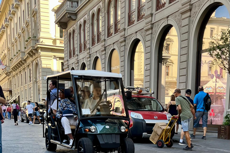 Tour della città di Firenze in golf cart e Piazzale Michelangelo