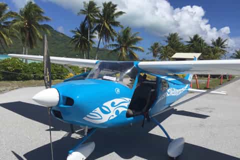 Bora-Bora 30 minutes de vol privé en avion léger
