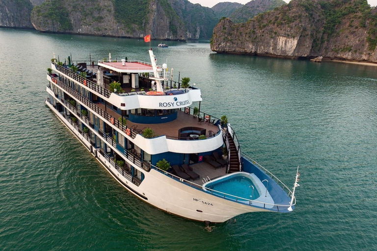 From Hanoi: Visit Halong Bay In 3 Days With A 5-Star Cruise Private Tour With Private Car Transfer & Luxury Cruise