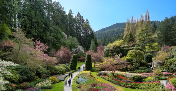 Ab Vancouver: Butchart Gardens, Victoria & Gulf Islands