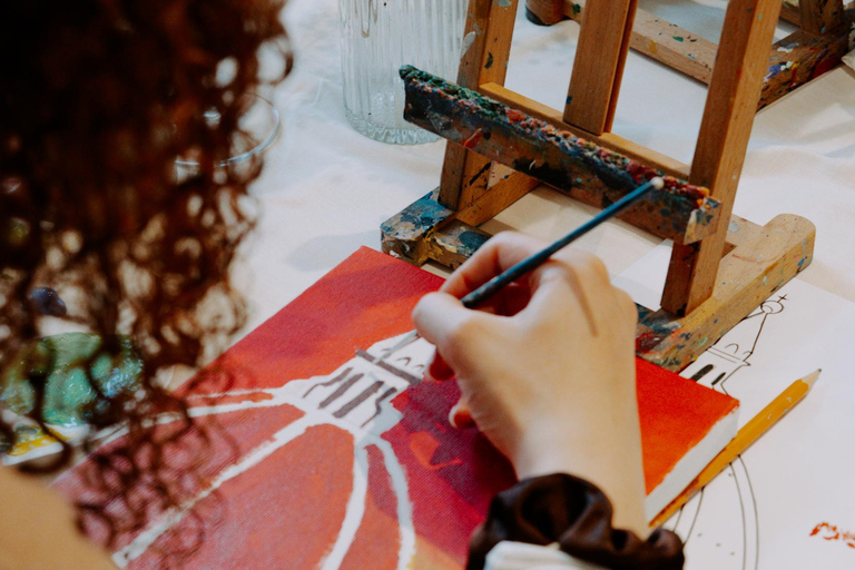 Florenz: Malen &amp; Wein mit Blick auf die Ponte Vecchio