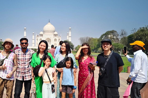 From Delhi: Taj Mahal & Agra Private Day Trip with Transfers Tour with Private Car, Driver and Local Expert Tour Guide