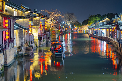 Hangzhou: Wuzhen and Xitang Private Day Trip with Pickup Option 3 Hangzhou: Wuzhen East Zha + Nanxun Night View
