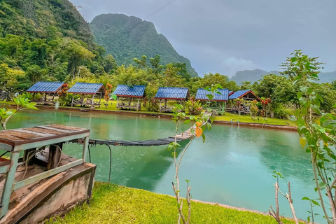 From Vientiane: Vang Vieng Day Trip, Nam Xay & Lagoon Vang Vieng Day Trip, Nam Xay & Balloon (Private)