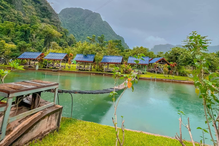 From Vientiane: Vang Vieng Day Trip, Nam Xay & Lagoon Vang Vieng Day Trip, Nam Xay & Balloon (Private)