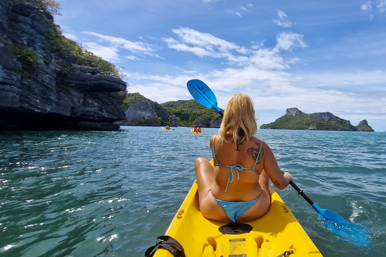 Koh Pha Ngan: Day Tour Ang Thong with Kayak, Snorkel & Lunch Option 1: Hotel Pick up in Koh Pha Ngan