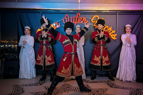 Istanbul: New Year's Eve Bosphorus Cruise w/ Dinner Option VIP Dinner Menu, Alcoholic Drinks, and Hotel Transfer