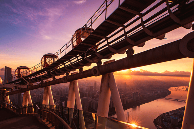 Guangzhou: Canton Tower Observation Deck and Thrill Rides 488m Outdoor Observation Ticket