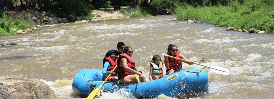 Depuis Huatulco : Rafting, point de vue sur la plage et plongée en apnée