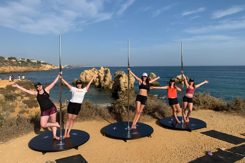 Algarve: Experiencia de Pole Dance con vistas al océano y Prosecco