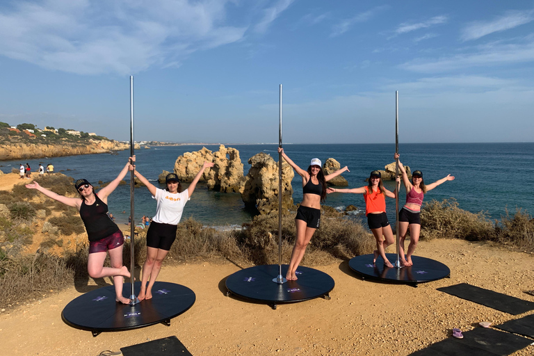 Algarve: Experiencia de Pole Dance con vistas al océano y Prosecco