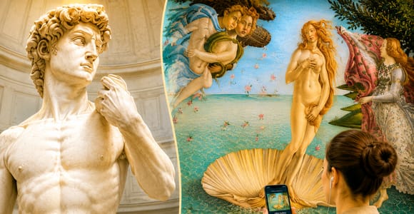 Best of Florence: Accademia Gallery & Uffizi Gallery Visit