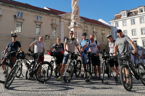 Lissabon: e-biketour van 3 uur door het centrum met gids