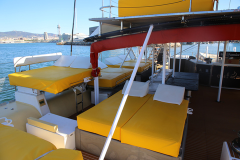 Cambrils: Catamaran Cruise with Drinks and BBQ Lunch Option Afternoon Cruise with Drinks