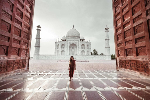 From Delhi: 3-Day Golden Triangle Tour with Taj Mahal Ac Car + Monuments Tickets + Guide ( without Hotel )