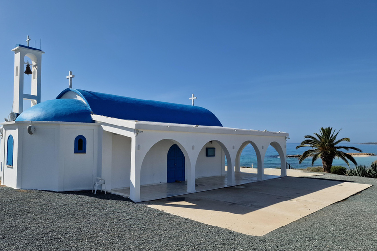 From Larnaca: Ayia Napa, Cape Greko, Blue Lagoon & Sea Caves